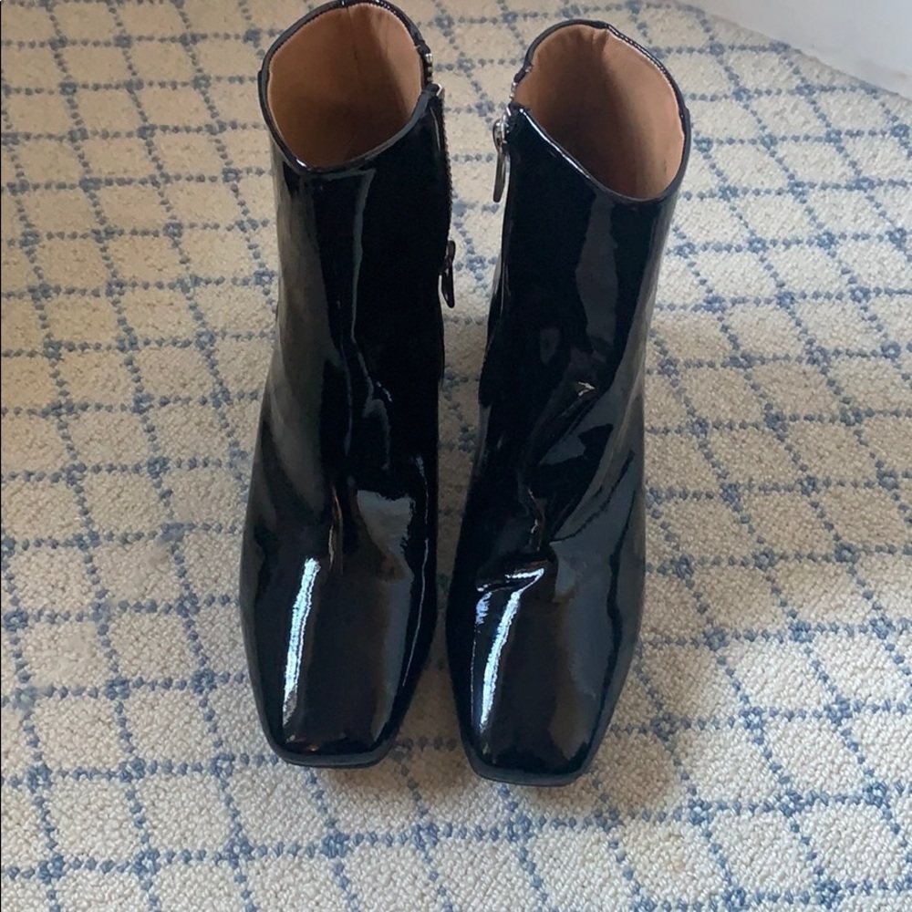 LOQ Lazaro Booties (black patent leather) - size 8